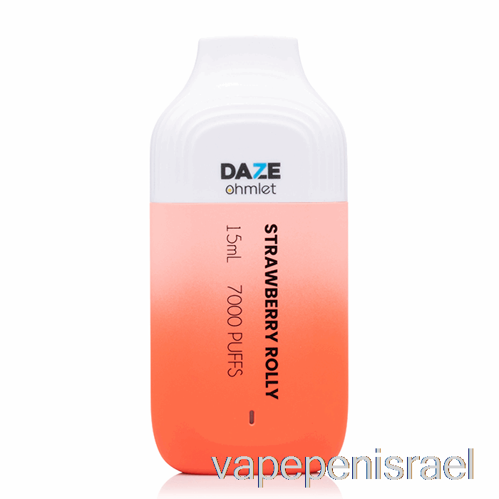 חד פעמי Vape Israel 7 Daze Ohmlet 7000 רולי תות חד פעמי